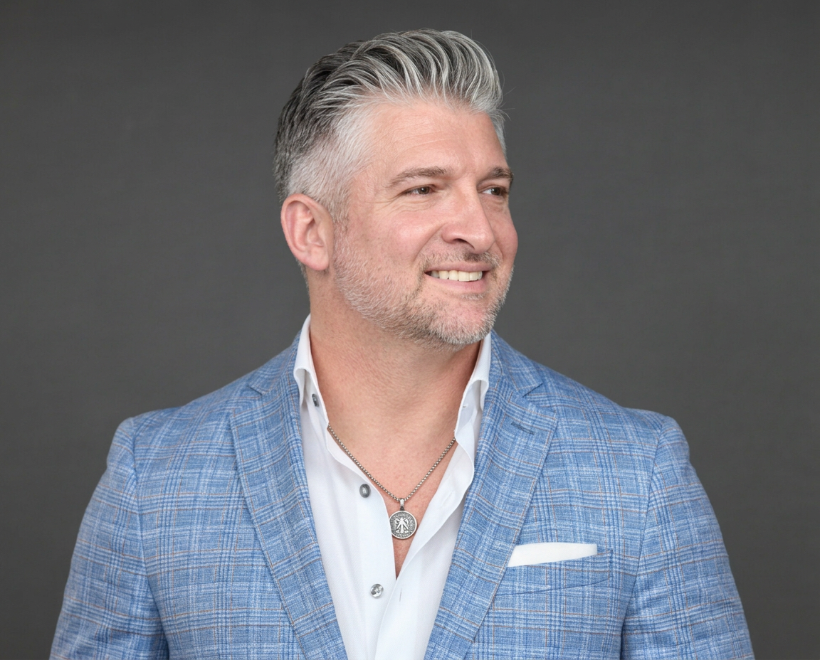Portrait of Phil Larmon, Founder & CCO of Trinity Strategic Group